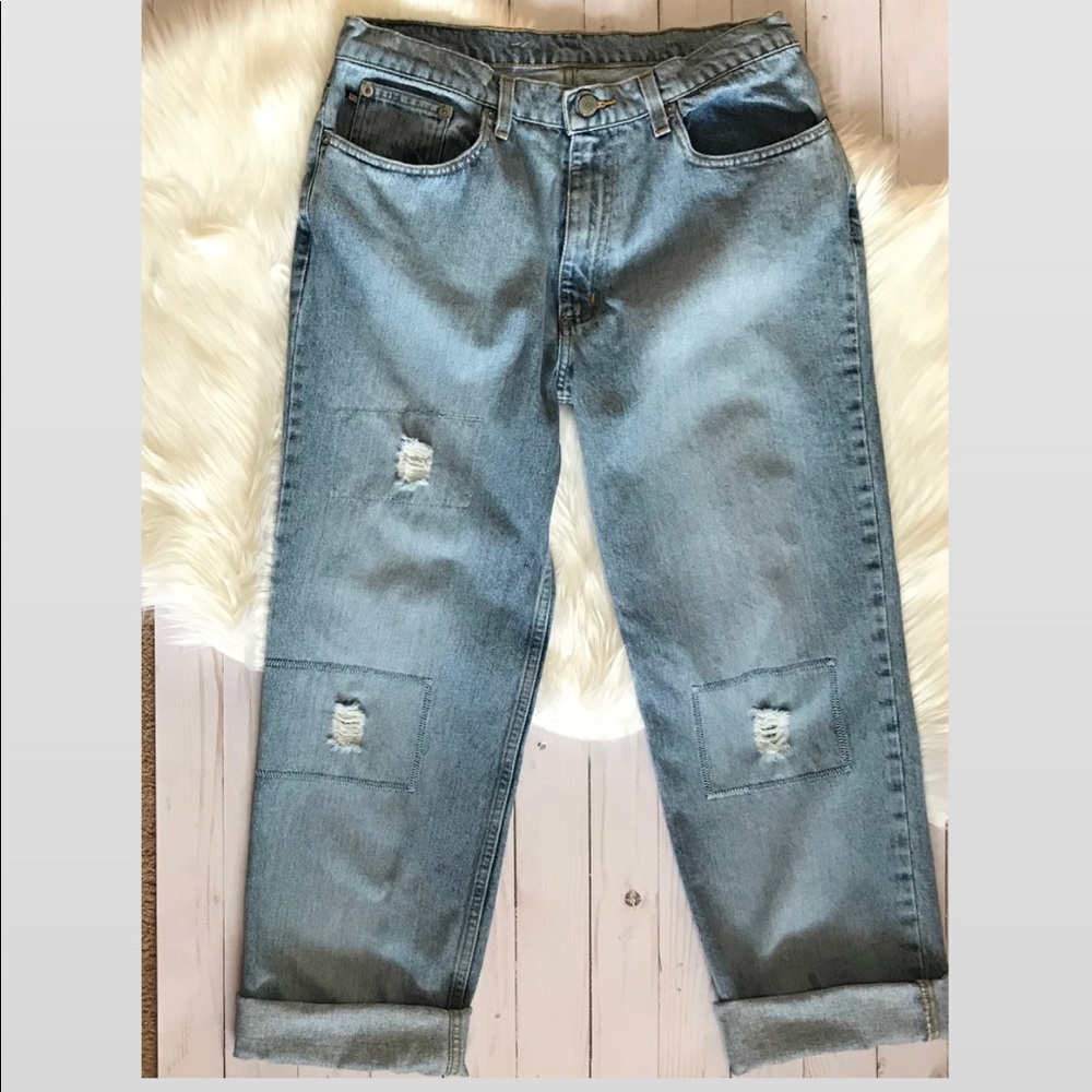 POLO| RALPH LAUREN- Deconstructed Boyfriend Jeans